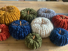Load image into Gallery viewer, Luxe Chunky Knit Pumpkins