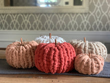Load image into Gallery viewer, Chenille Chunky Knit Pumpkins
